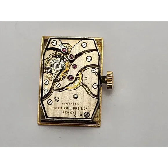 Vintage Patek Philippe 2404 Canape Art Deco Architectural 1950s 18K Rose Gold - Picture 16 of 16